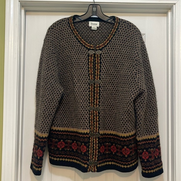 Cambridge Dry Goods - 100% Wool cardigan sweater - watch colors - size XL - Picture 1 of 5